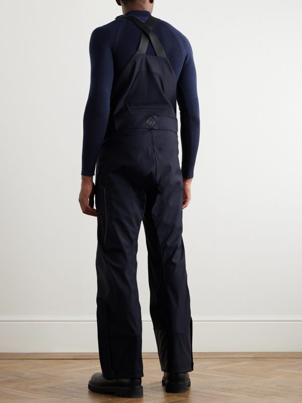 Straight-Leg Virgin Wool-Blend Ski Salopettes - BK Straight-Leg Virgin Wool-Blend Ski Salopettes - BK