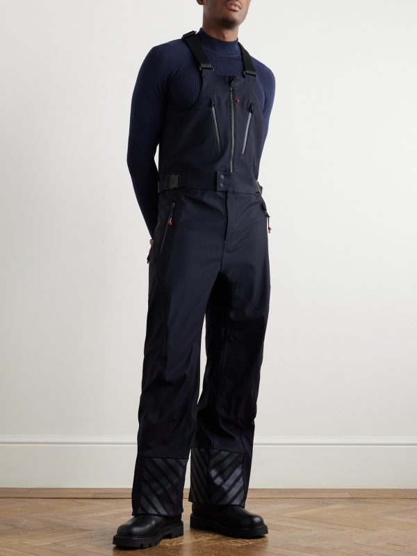 Straight-Leg Virgin Wool-Blend Ski Salopettes - OU Straight-Leg Virgin Wool-Blend Ski Salopettes - OU
