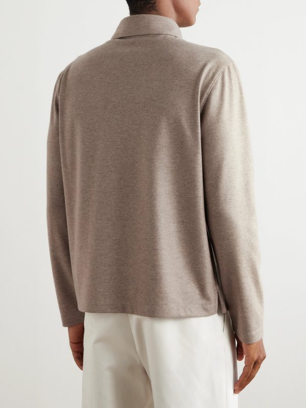Cashmere Polo Shirt - BK Cashmere Polo Shirt - BK