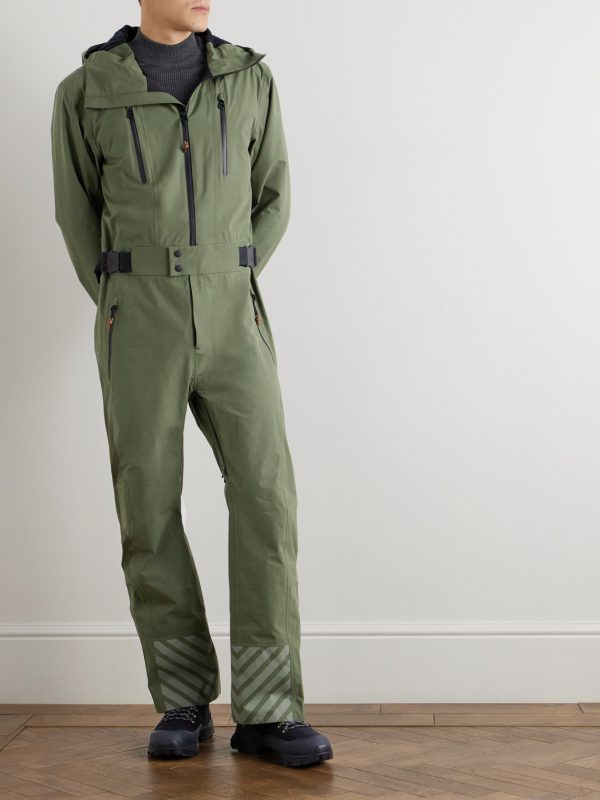 Cotton-Blend Ripstop Ski Jumpsuit - OU Cotton-Blend Ripstop Ski Jumpsuit - OU
