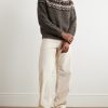 Fair Isle Cashmere and Silk-Blend Half-Zip Sweater - OU Fair Isle Cashmere and Silk-Blend Half-Zip Sweater - OU