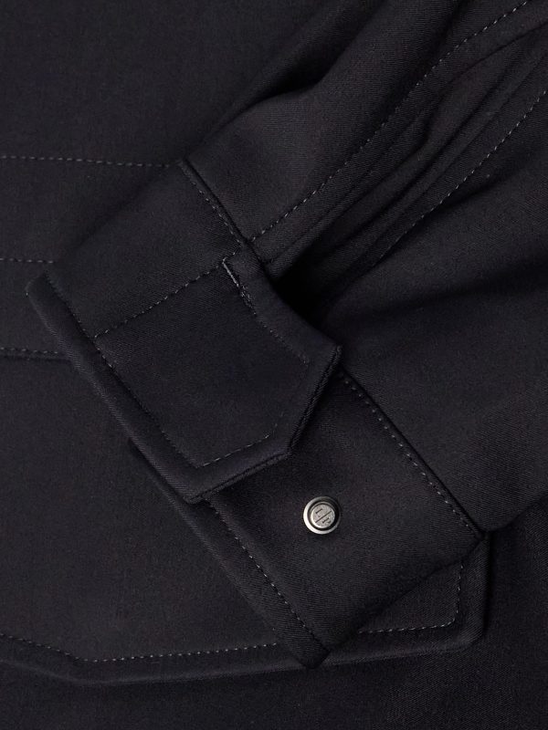 Traveller Logo-Appliquéd Bristol Clima System 3L Wool-Blend Hooded Field Jacket - E1 Traveller Logo-Appliquéd Bristol Clima System 3L Wool-Blend Hooded Field Jacket - E1