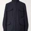 Traveller Logo-Appliquéd Bristol Clima System 3L Wool-Blend Hooded Field Jacket Traveller Logo-Appliquéd Bristol Clima System 3L Wool-Blend Hooded Field Jacket