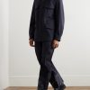 Traveller Logo-Appliquéd Bristol Clima System 3L Wool-Blend Hooded Field Jacket - OU Traveller Logo-Appliquéd Bristol Clima System 3L Wool-Blend Hooded Field Jacket - OU