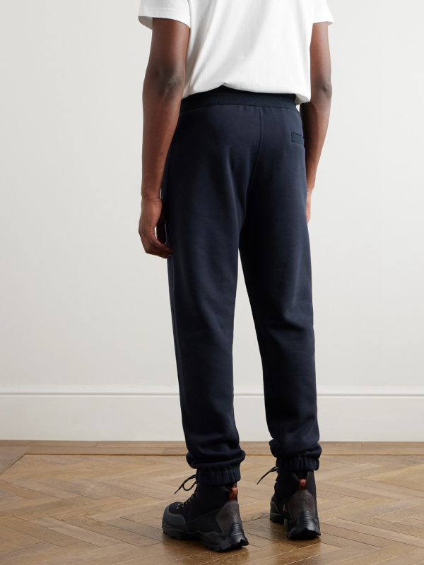 Vogel Tapered Cotton and Cashmere-Blend Jersey Sweatpants - BK Vogel Tapered Cotton and Cashmere-Blend Jersey Sweatpants - BK