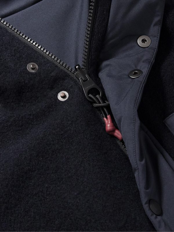 Apo Panelled Storm System® Cashmere-Jersey Hooded Ski Jacket - E1 Apo Panelled Storm System® Cashmere-Jersey Hooded Ski Jacket - E1