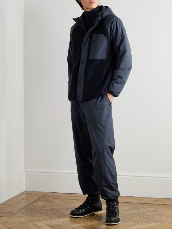 Apo Panelled Storm System® Cashmere-Jersey Hooded Ski Jacket - OU Apo Panelled Storm System® Cashmere-Jersey Hooded Ski Jacket - OU