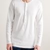 Stretch-Cotton Jersey Henley Pyjama T-Shirt - FR
