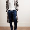 Stretch-Cotton Jersey Henley Pyjama T-Shirt - OU