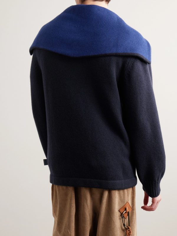 Wool Half-Zip Sweater - BK