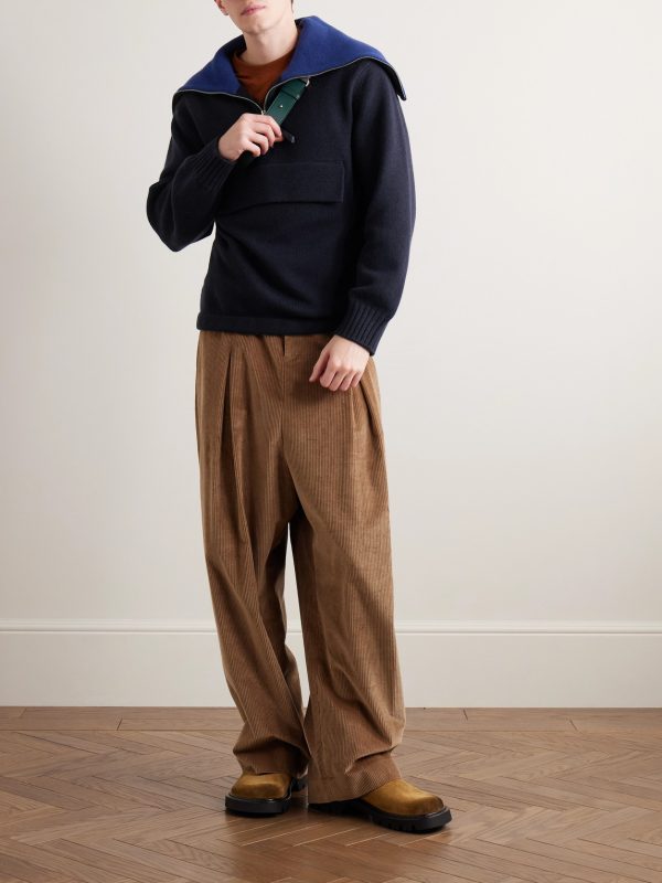 Wool Half-Zip Sweater - OU
