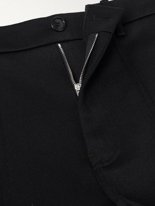Straight-Leg Panelled Wool-Twill Cargo Trousers - E1