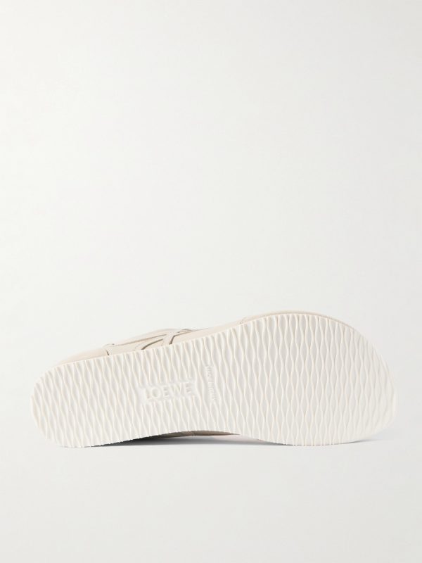 Ballet Runner 2.0 Suede-Trimmed Leather Sneakers - E1 Ballet Runner 2.0 Suede-Trimmed Leather Sneakers - E1