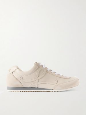 Ballet Runner 2.0 Suede-Trimmed Leather Sneakers Ballet Runner 2.0 Suede-Trimmed Leather Sneakers