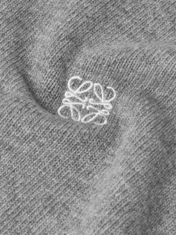 Anagram Logo-Embroidered Wool Sweater - CU Anagram Logo-Embroidered Wool Sweater - CU