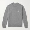 Anagram Logo-Embroidered Wool Sweater Anagram Logo-Embroidered Wool Sweater