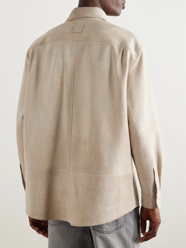 Suede Overshirt - BK Suede Overshirt - BK