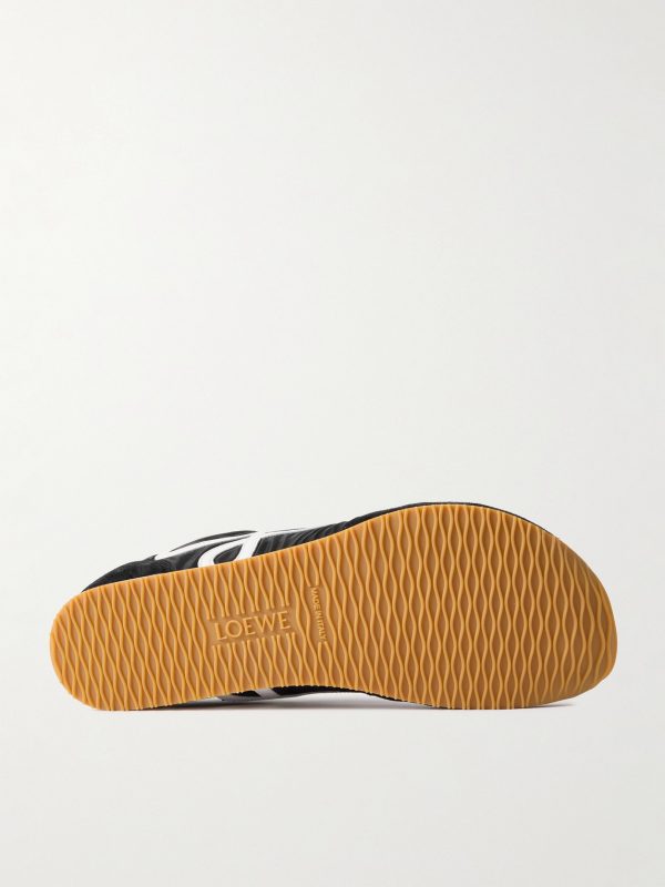 Ballet Runner 2.0 Logo-Appliquéd Shell, Suede and Leather Sneakers - E1 Ballet Runner 2.0 Logo-Appliquéd Shell, Suede and Leather Sneakers - E1