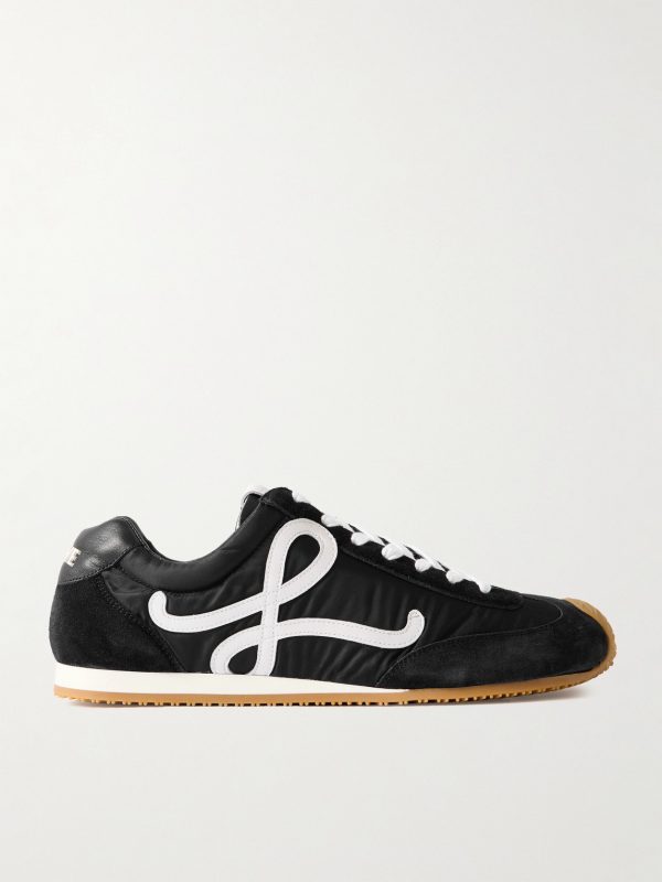 Ballet Runner 2.0 Logo-Appliquéd Shell, Suede and Leather Sneakers Ballet Runner 2.0 Logo-Appliquéd Shell, Suede and Leather Sneakers