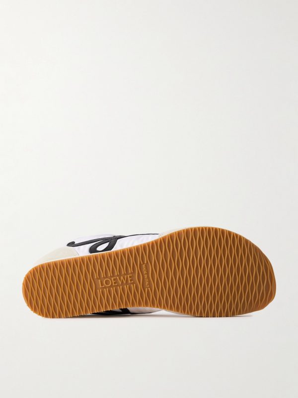 Ballet Runner 2.0 Logo-Appliquéd Shell, Suede and Leather Sneakers - E1 Ballet Runner 2.0 Logo-Appliquéd Shell, Suede and Leather Sneakers - E1
