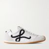 Ballet Runner 2.0 Logo-Appliquéd Shell, Suede and Leather Sneakers Ballet Runner 2.0 Logo-Appliquéd Shell, Suede and Leather Sneakers