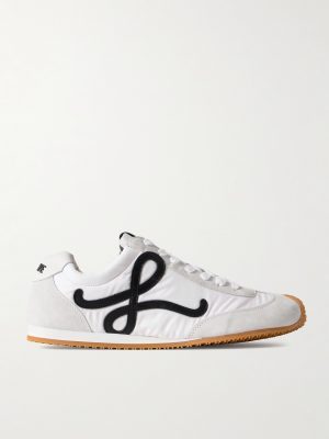 Ballet Runner 2.0 Logo-Appliquéd Shell, Suede and Leather Sneakers Ballet Runner 2.0 Logo-Appliquéd Shell, Suede and Leather Sneakers