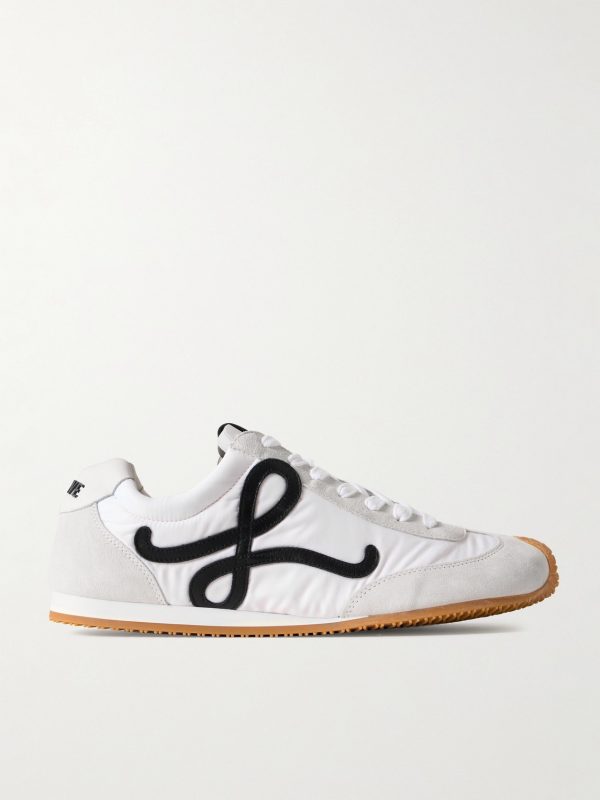 Ballet Runner 2.0 Logo-Appliquéd Shell, Suede and Leather Sneakers Ballet Runner 2.0 Logo-Appliquéd Shell, Suede and Leather Sneakers