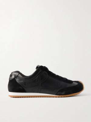 Ballet Runner 2.0 Suede-Trimmed Leather Sneakers Ballet Runner 2.0 Suede-Trimmed Leather Sneakers