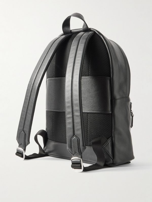 Full-Grain Leather Backpack - BK