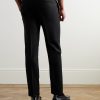Modluca Straight-Leg Pleated Wool-Flannel Trousers - BK Modluca Straight-Leg Pleated Wool-Flannel Trousers - BK