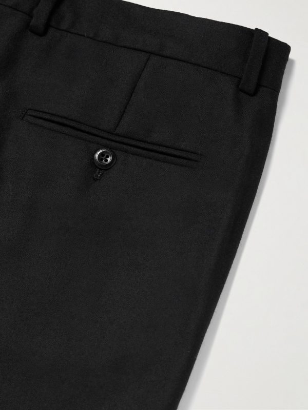 Modluca Straight-Leg Pleated Wool-Flannel Trousers - CU Modluca Straight-Leg Pleated Wool-Flannel Trousers - CU