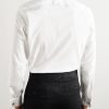 Pleated Cotton-Poplin Tuxedo Shirt - BK Pleated Cotton-Poplin Tuxedo Shirt - BK