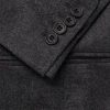 Slim-Fit Double-Breasted Wool-Flannel Suit Jacket - CU Slim-Fit Double-Breasted Wool-Flannel Suit Jacket - CU