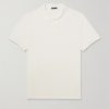 Luxe Lotus Cotton-Jersey Polo Shirt Luxe Lotus Cotton-Jersey Polo Shirt