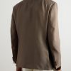 Double-Breasted Silk Tuxedo Jacket - BK Double-Breasted Silk Tuxedo Jacket - BK