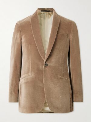 Hyde Slim-Fit Cotton-Velvet Tuxedo Jacket