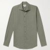 Cotton and Cashmere-Blend Flannel Shirt