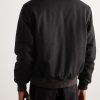 Shearling-Trimmed Puppytooth Virgin Wool-Flannel Blouson Jacket - BK Shearling-Trimmed Puppytooth Virgin Wool-Flannel Blouson Jacket - BK