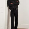 Shearling-Trimmed Puppytooth Virgin Wool-Flannel Blouson Jacket - OU Shearling-Trimmed Puppytooth Virgin Wool-Flannel Blouson Jacket - OU