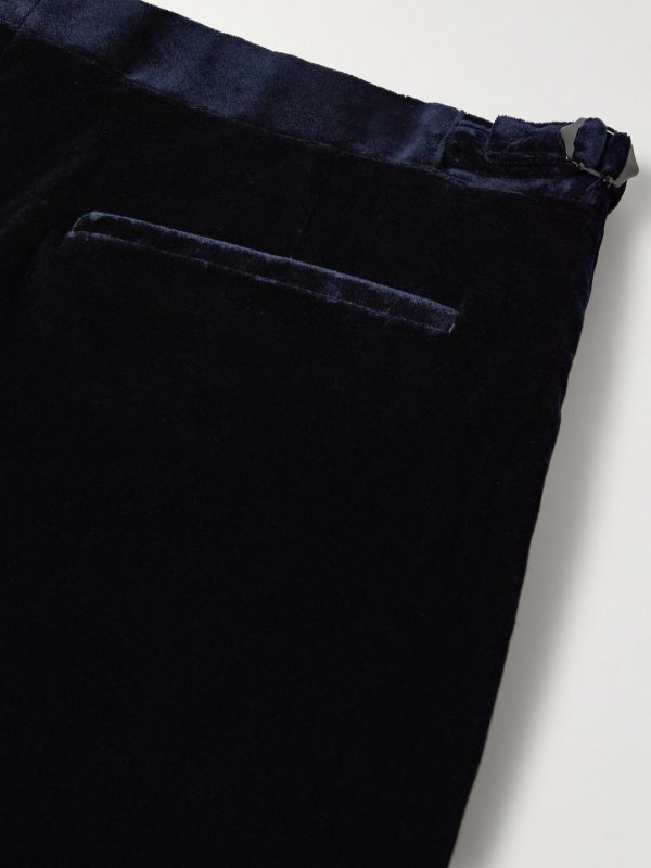 Chapman Straight-Leg Cotton-Velour Trousers - CU Chapman Straight-Leg Cotton-Velour Trousers - CU