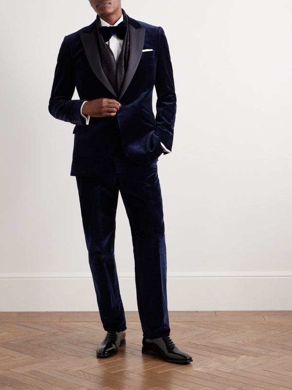 Chapman Straight-Leg Cotton-Velour Trousers - OU Chapman Straight-Leg Cotton-Velour Trousers - OU