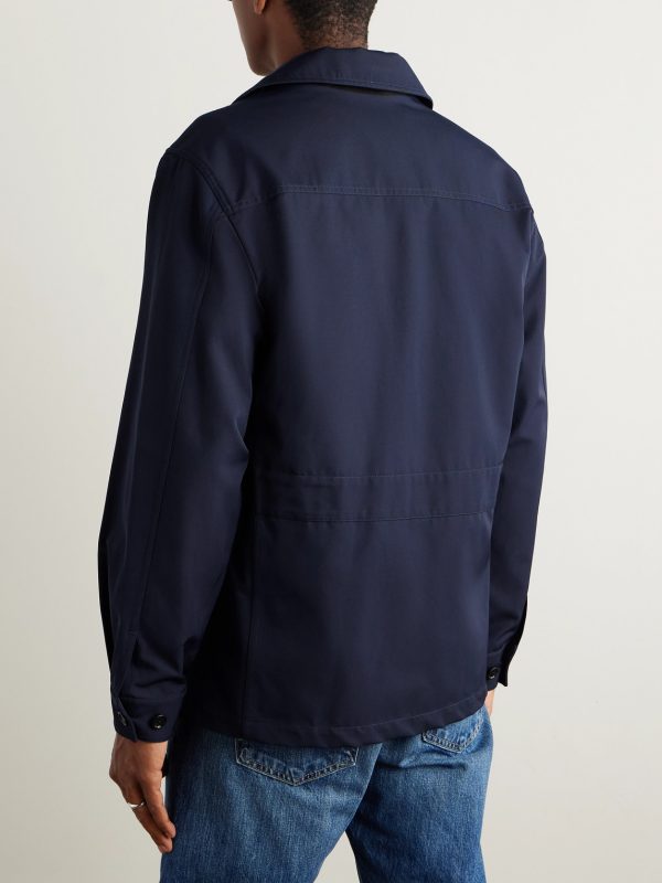 Twill Shirt Jacket - BK