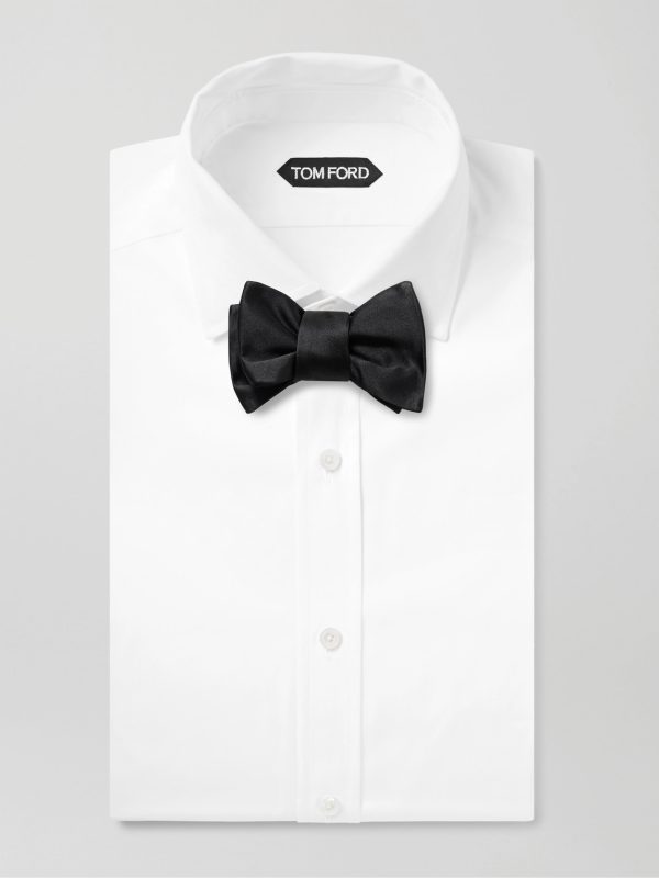 Pre-Tied Silk-Satin Bow Tie - OU Pre-Tied Silk-Satin Bow Tie - OU