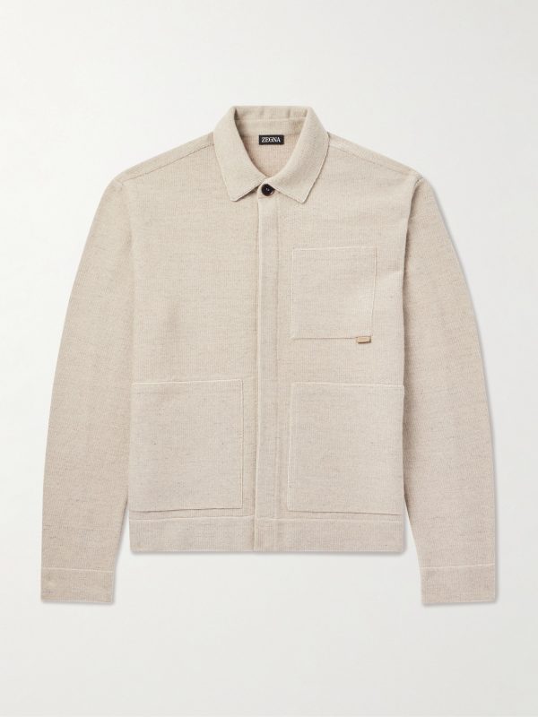 Wool, Cashmere, Linen and Silk-Blend Chore Jacket