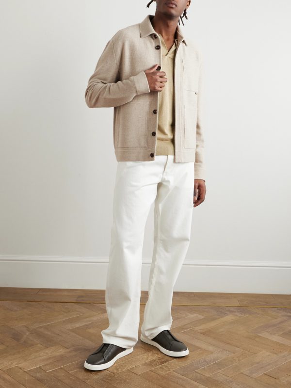 Wool, Cashmere, Linen and Silk-Blend Chore Jacket - OU