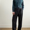 Garment-Dyed Brushed-Silk Shirt - OU Garment-Dyed Brushed-Silk Shirt - OU