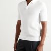 Slim-Fit Cotton-Piqué Polo Shirt - FR Slim-Fit Cotton-Piqué Polo Shirt - FR
