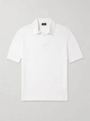 Slim-Fit Cotton-Piqué Polo Shirt Slim-Fit Cotton-Piqué Polo Shirt