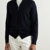 Wool Zip-Up Cardigan - FR