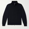 Wool Zip-Up Cardigan